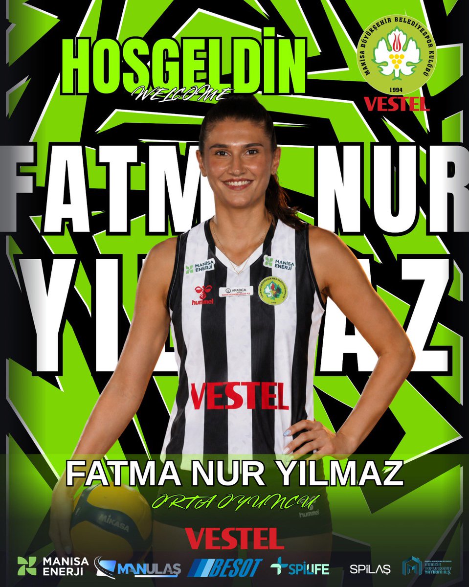 manisabbsk's tweet photo. 🏐Ailemize Hoş Geldin Fatma Nur Yılmaz !💚🤍

Yeni sezon planlamalarımız kapsamında, orta oyuncu mevkisinin deneyimli ismi Fatma Nur Yılmaz ile sözleşme imzaladık!🥳🥳

++ https://t.co/rP6VDOcMZq