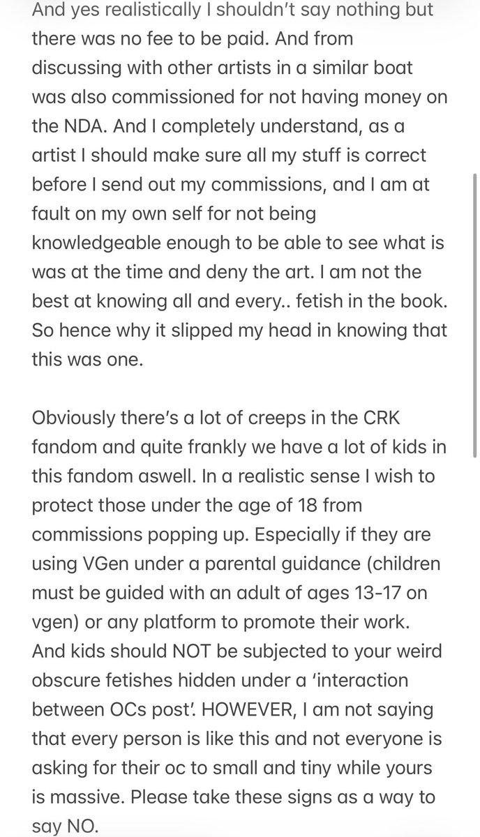 KishyHeartz's tweet photo. Please read this accordingly, I am to not say names, but I am to make this apparent to EVERYONE who commissions me in the future. 
This may hurt my image, but please understand it from my point of view. 
If you wish to share this within the community you may 🫶🏻 https://t.co/m1UVk8AVhp