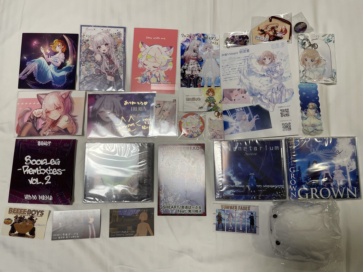 kitanaigaryuu's tweet photo. 今日の戦利品たち〜
はずみん、ユウキさん、シャートさん、えるるんさん
リアルでの挨拶回りも出来たし新しい出会いもあった
この運命の巡り合わせに感謝！！⸜(*˙꒳˙*)⸝ https://t.co/0WUC6hk5L5