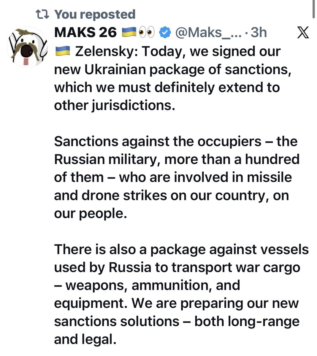 LOrion's tweet photo. @Maks_NAFO_FELLA I think these are #ZELENSKY #Ukraine NEW SANCTION TARGETS he means AMONG THEM Are #named #Russian MISSILE COMMANDERS.
NATO @USNATO @Reuters @BBC_ua https://t.co/MXJNnR0xXZ