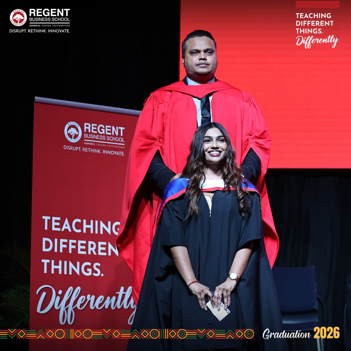 REGENT_BSchool's tweet photo. That hooding moment said it all.
Pride, relief, excitement and achievement came together on stage as our graduates celebrated their milestone.
#RBSGrad2026 #RBSGrad #TeachingDifferently https://t.co/oLsfOZKaZs