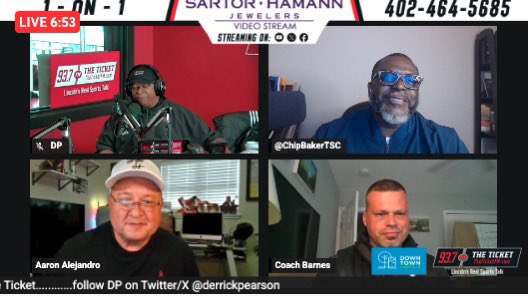 ChipBaker19's tweet photo. Thanks to Derrick Pearson for having us on his 1 on 1 with DP Show on 93.7 The Ticket. We had a great time highlighting The Path for Coaches Vol. 4 Communication Authors. @derrickpearson @liveyourbrand @bearockllc
https://t.co/pXFqqRzndz
#1on1withdp #thepathforcoaches #gogetit https://t.co/RKDSrssL5n