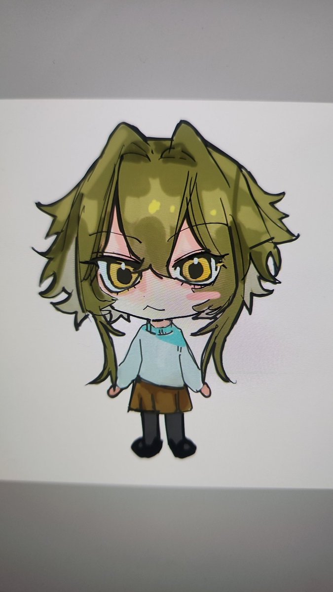 idvrot's tweet photo. Experimental chibi https://t.co/g3GldrS4io