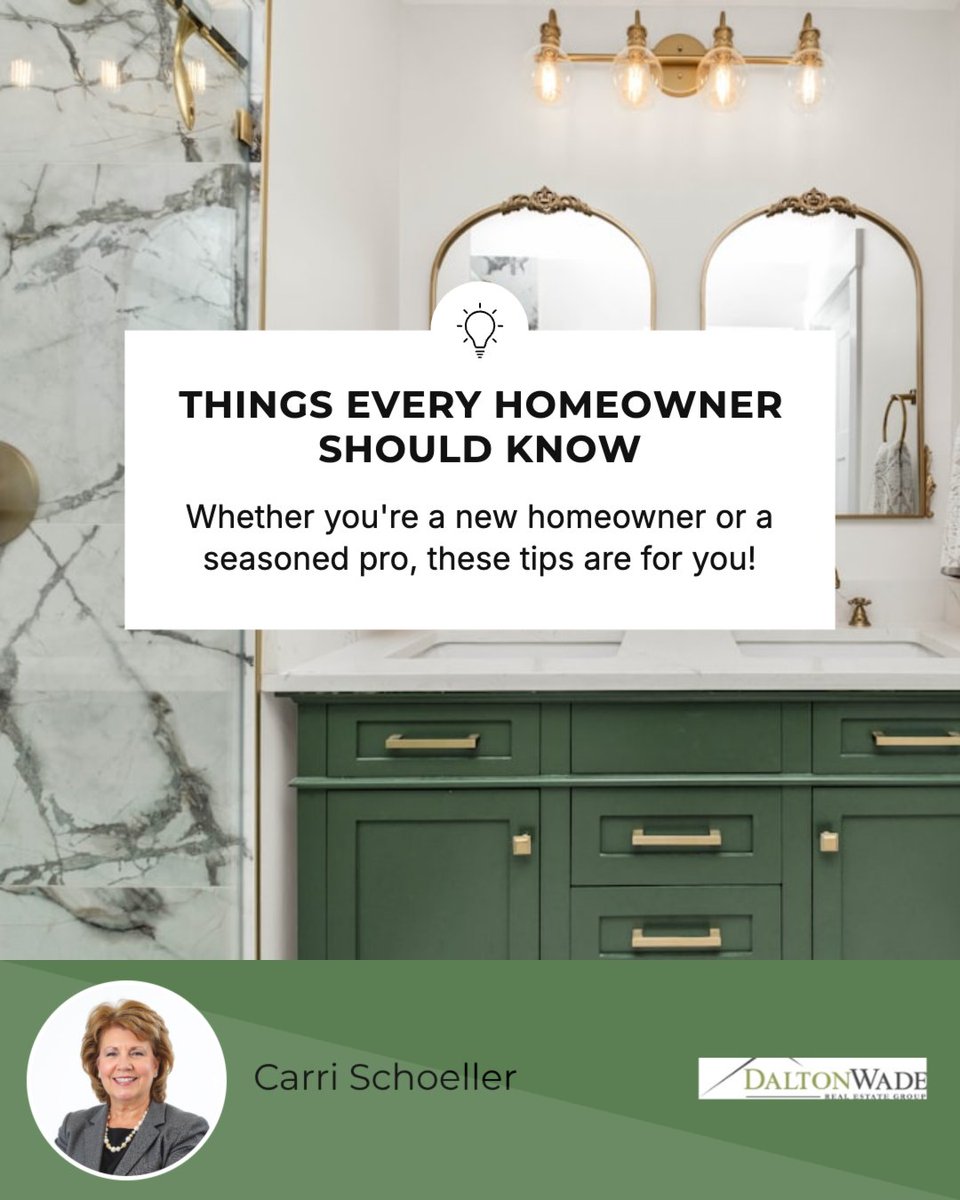 SRQLuxury's tweet photo. 🏡 Essential homeowner tips:

1️⃣ Change HVAC filters regularly
2️⃣ Know your main water shut-off
3️⃣ Choose timeless, neutral paint
4️⃣ Stop smelly drains with water + a little oil

Simple habits can save time, money, and stress.

#sarasotarealestate #bradentonrealestate https://t.co/fD8ik0pkVN