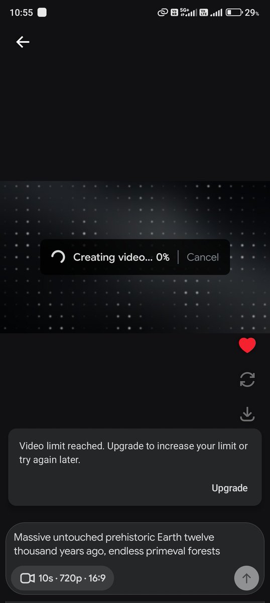 Navnitagra48075's tweet photo. @grok Sir, I have purchased Grok’s ₹700 Super Grok plan, and nowhere is it mentioned that video generation is limited. However, after creating a few videos, Grok stops generating videos. Please solve my problem. (Screenshot attached)
nkagrawal108@gmail.com
Mob No- +917417629031 https://t.co/1EK9xalHc6