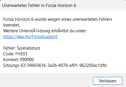 TherealEmberrow's tweet photo. @Alanari_ @JackCourt2025 @ForzaHorizon started it with unplugged controller still crashes after reinstalling last update just sucks they fucked it up. https://t.co/0ScQ8toa7B