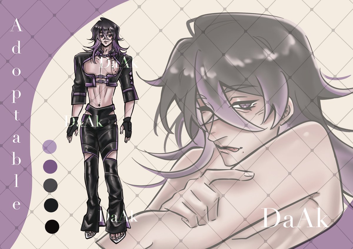 DaAk_Guy's tweet photo. ~Adoptable boy~

BIDS:
SB - $30
MB - $3
AB - $150 ( commercial rights included )
$40 - Bust icon fully rendered 
$200  ~ Full sheet
$400  ~ Same as above + chibi full body + 3 chibi emotions
Payment: PayPal

#adoptable #adopt #auction #artshare #artmoots https://t.co/cZCu7KEeET