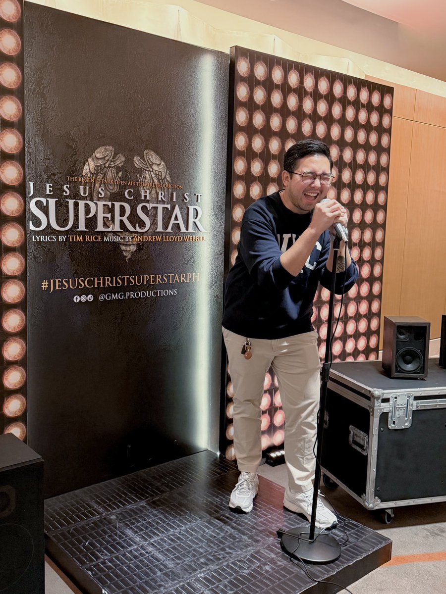 raamseees's tweet photo. What’s the buzz? Tell me what’s a-happening!
#JesusChristSuperstarPH https://t.co/pvhDym5UoM