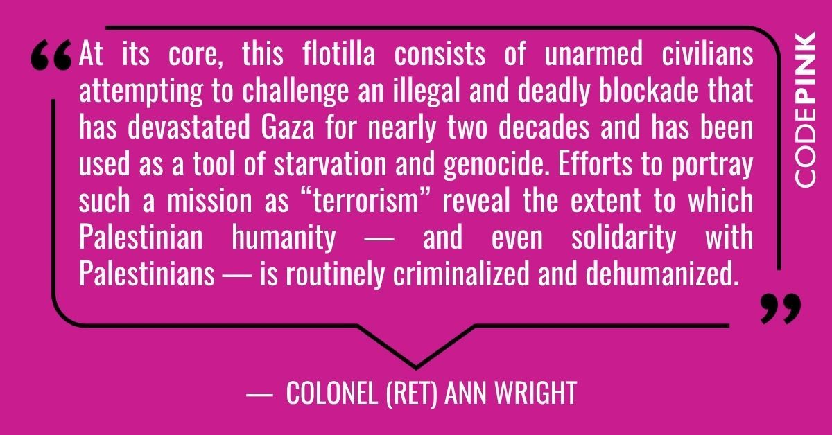 CODEPINK tweet media