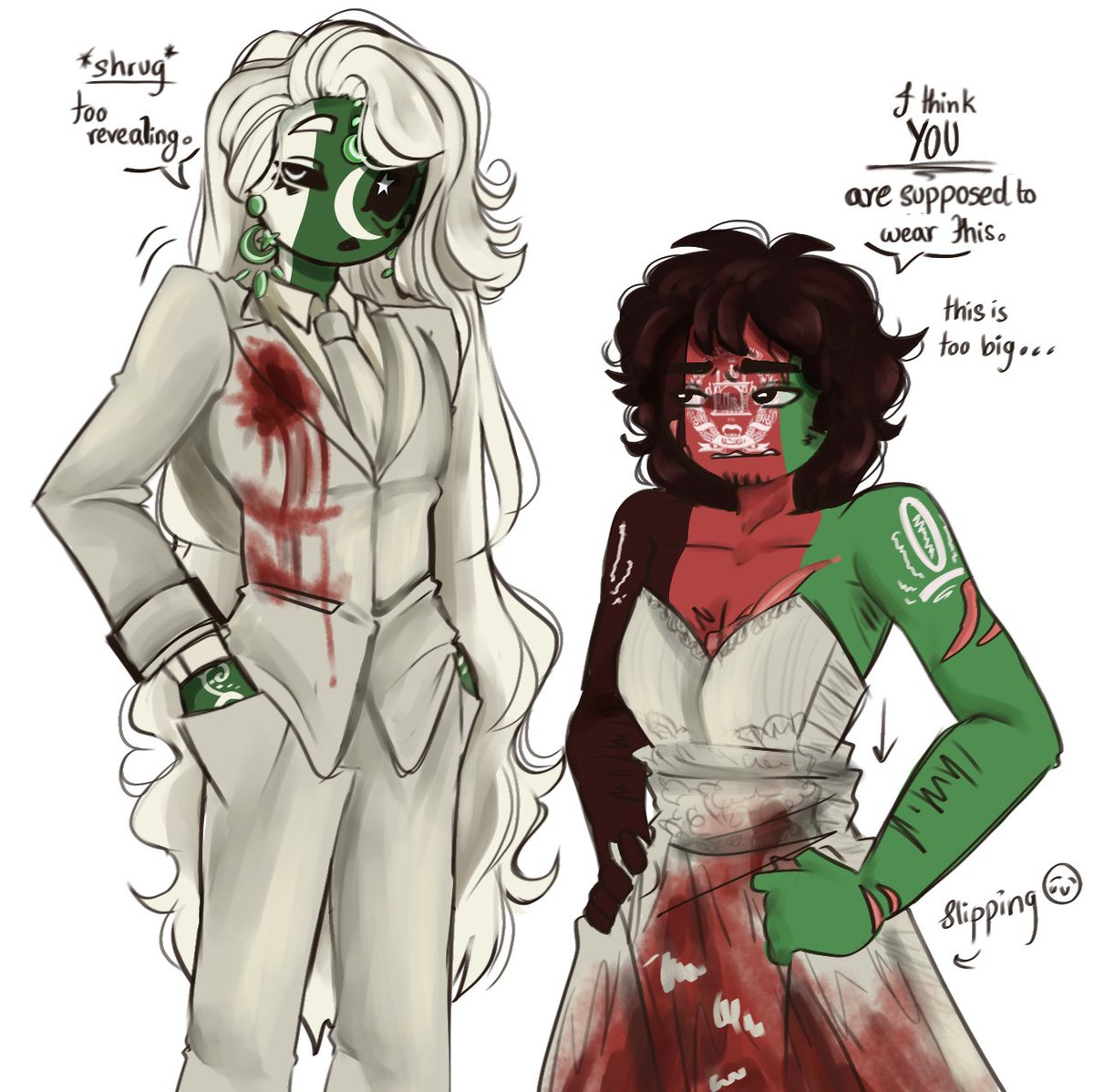 Onaam_Pak's tweet photo. This ship is so brainrotting I love it.
#countryhumans
#countryhumansPakistan
#countryhumansAfghanistan
#PakAf https://t.co/hIWKwQg0Ik