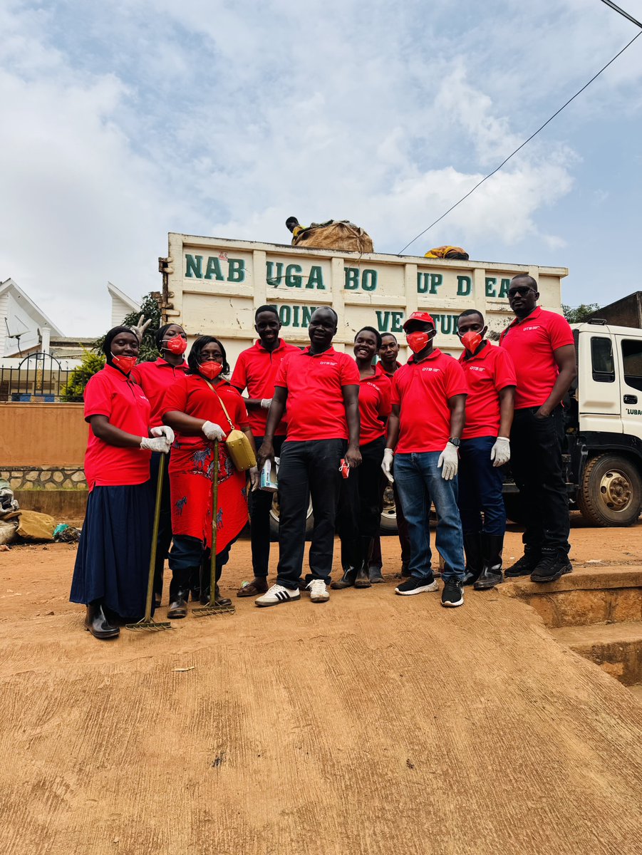 dtb_uganda's tweet photo. Today, we traded desks for gumboots. 

In partnership with Kampala Capital City Authority, the DTB team joined the Masanafu community to clean trenches and promote a cleaner, healthier environment as part of Internal Audit Month.

Real impact starts with showing up. 

#BankWithUsBankOnUs