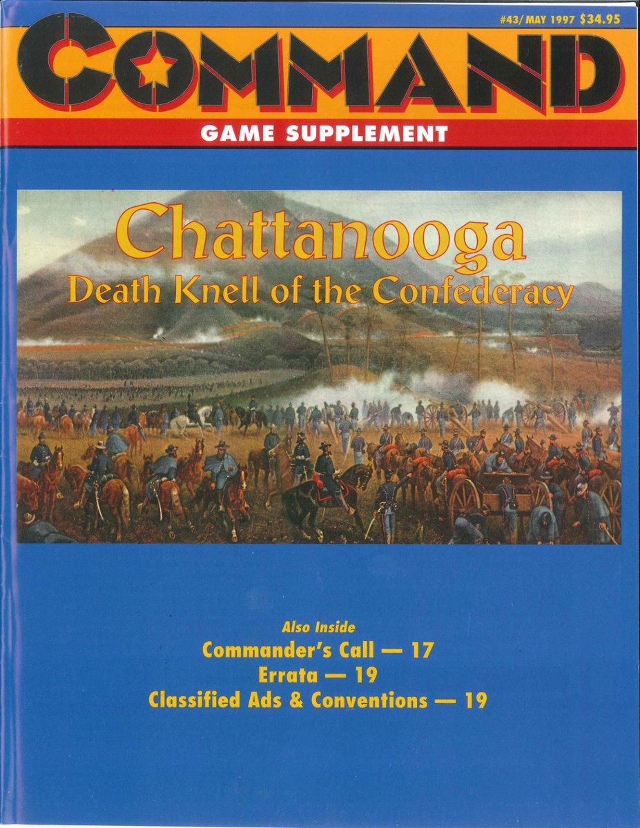 How important was Command magazine to you? Do you still read back ...