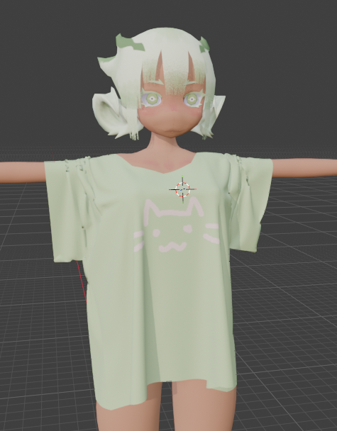 DeOsimUs's tweet photo. I gave Srajo an oversized t-shirt. In these colors, she looks like a pistachio :3

#メイドインアビス #miabyss #MadeinAbyss https://t.co/FA8eNVSRpt