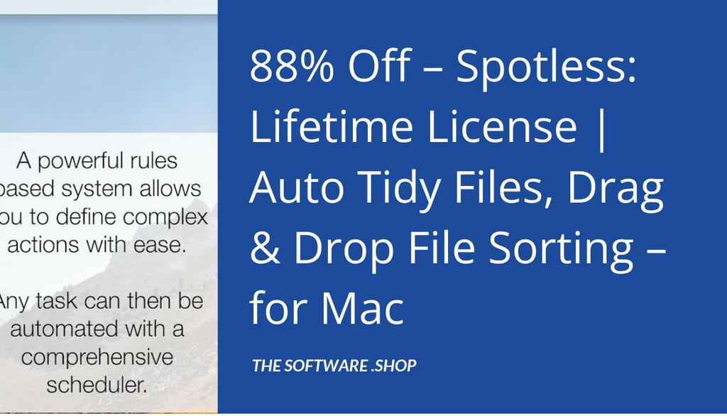 TheGazebook's tweet photo. Spotless stands as a dedicated file tidier for macOS, enabling quick organization through drag &amp; drop or timed schedules.

Read more 👉 https://t.co/EJ57qGVNxp

#MacOS #MacApp #FileManagement https://t.co/Qst38s0TPw