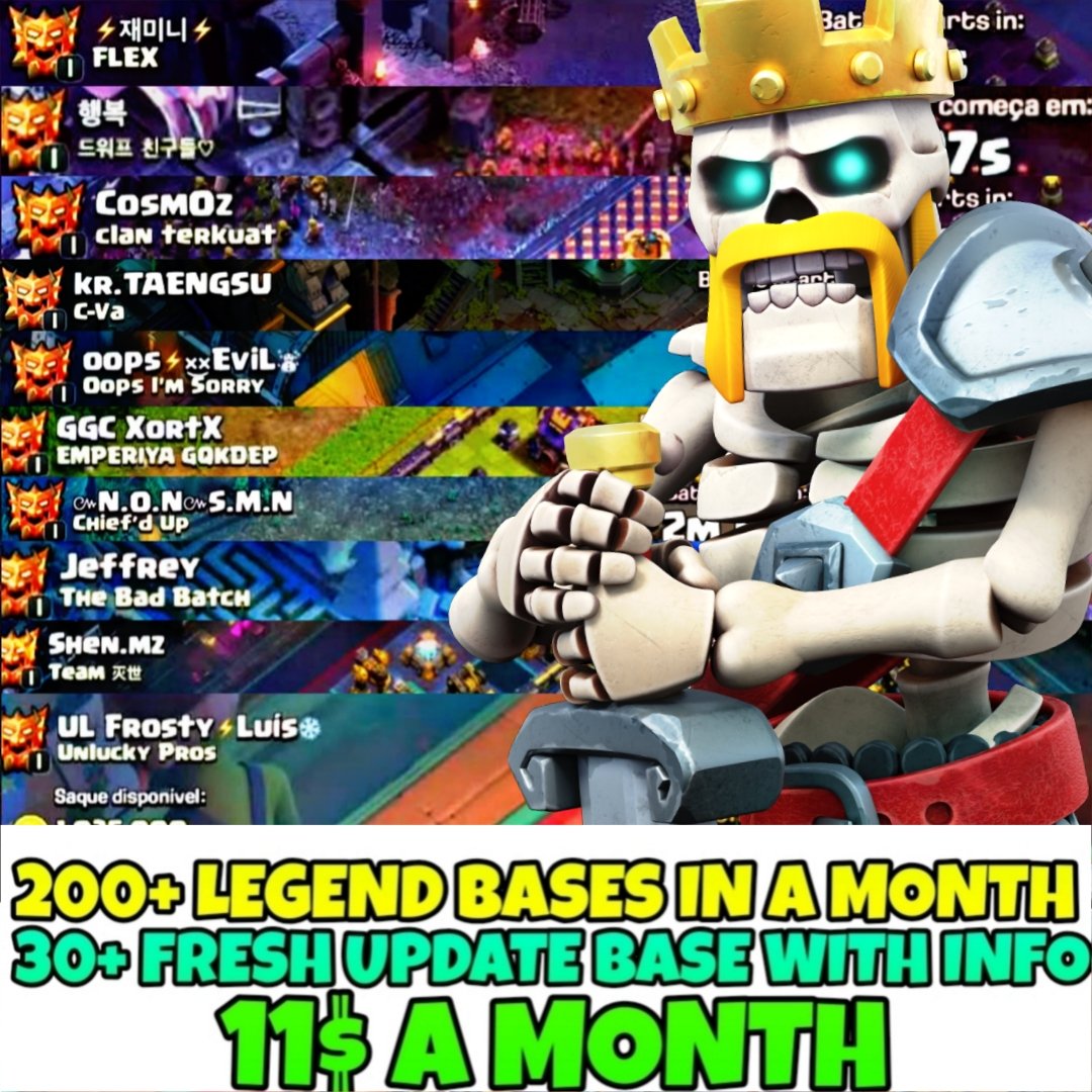 The CoC Base Library tweet media