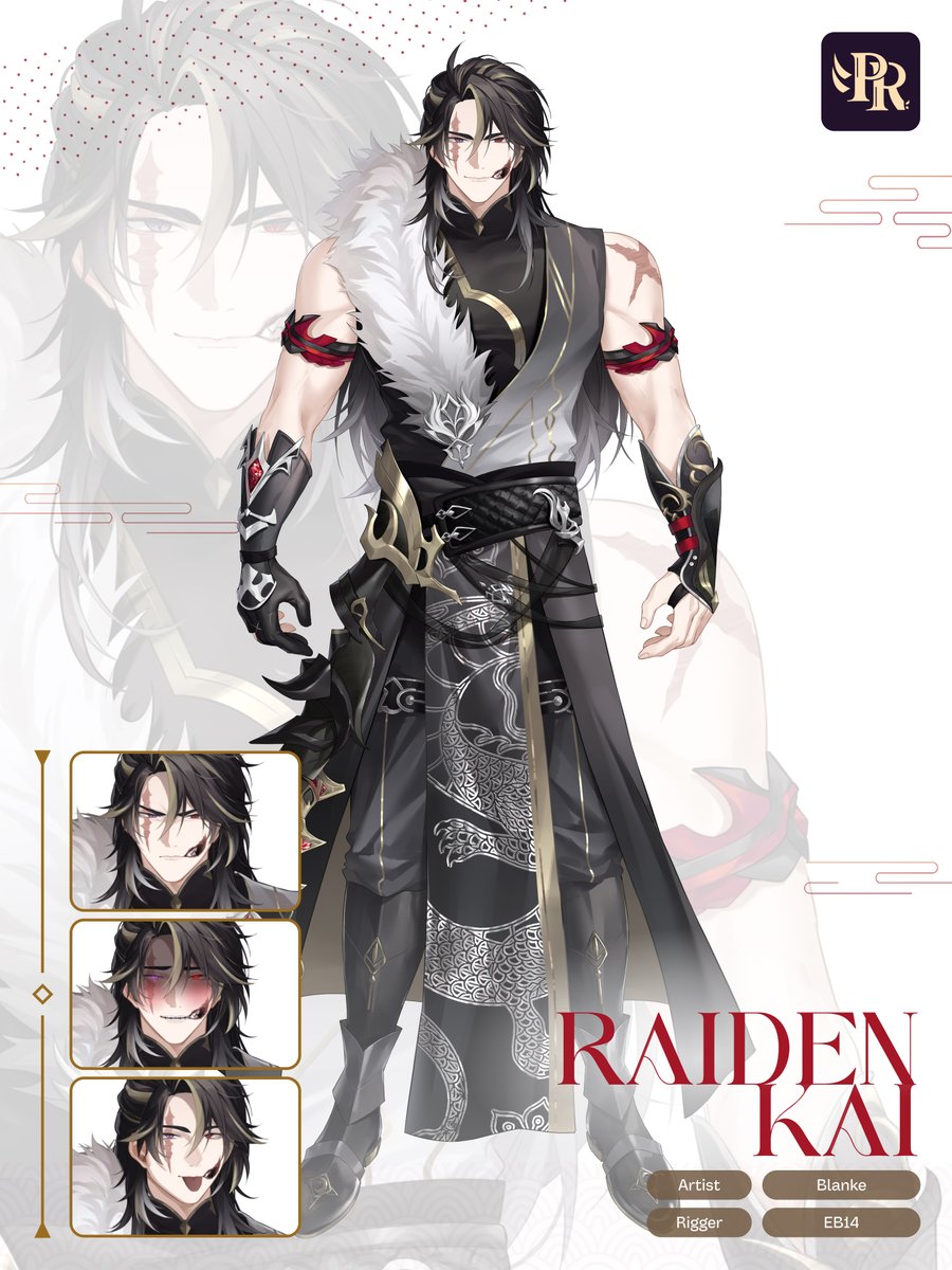 puparupastudio's tweet photo. Illustration of Raiden Kai ! 
#Live2dCommissions #VTubersModel https://t.co/CwbsxLsVuA