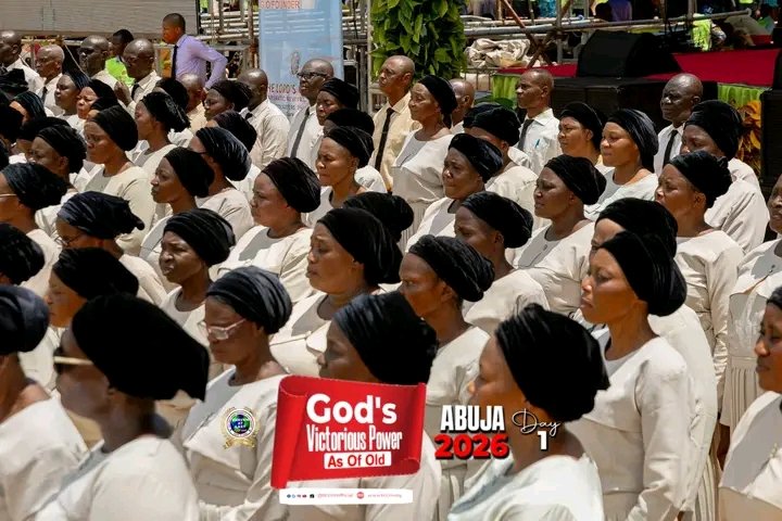 TlccrmOfficial's tweet photo. CENTRAL CHOIR || GOD'S VICTORIOUS POWER AS OF OLD || DAY 1 || ABUJA PROGRAM || MAY 2026

The Central Choir ministered with joy, faith, and gladness, assuring the congregation that God’s Victorious Power as of old is present and ready to manifest mightily in today’s crusade. Hearts were lifted, faith was strengthened, and hope was renewed as worship filled the atmosphere with divine expectation.

Indeed, this is a moment of encounter, breakthrough, and testimonies. The God who never fails is still in our midst, and His victorious power will surely speak for His people today.

#Chosen
#TLCCRMOfficial
#PstLazarusMuoka
#Abuja2026