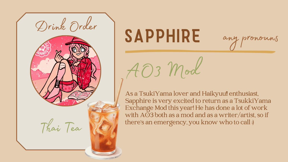 tskymexchange's tweet photo. Our AO3 mod (aka local wizard), Sapphire! https://t.co/b2StrQBITo