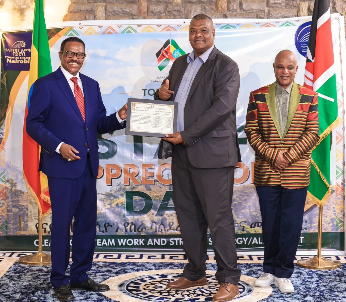 Ambassador General Bacha Debele Buta tweet media