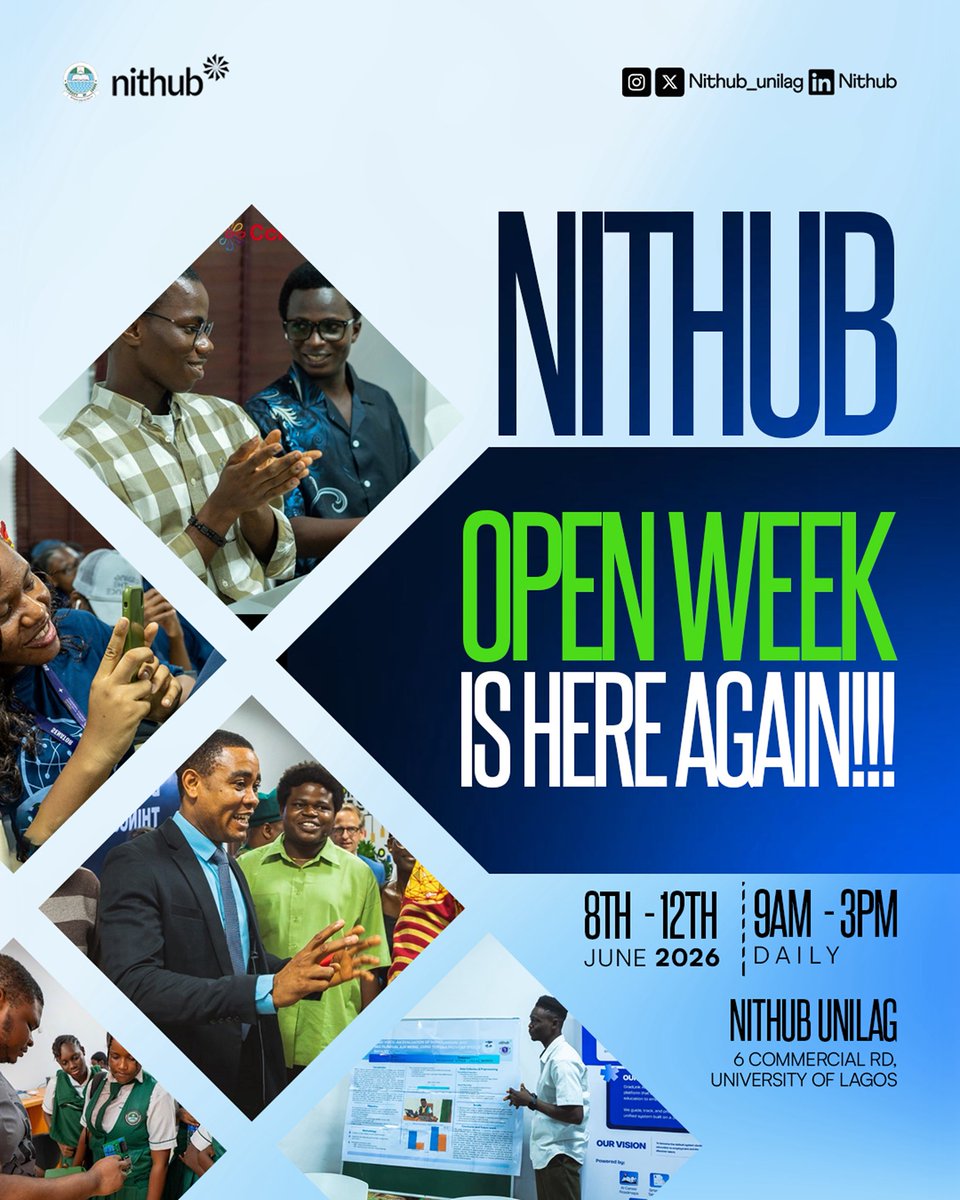 nithub_lag's tweet photo. We are excited to share with you that Nithub Open Week is here again, and we dare say, this will be one for the books! https://t.co/JpsLzcmQPc