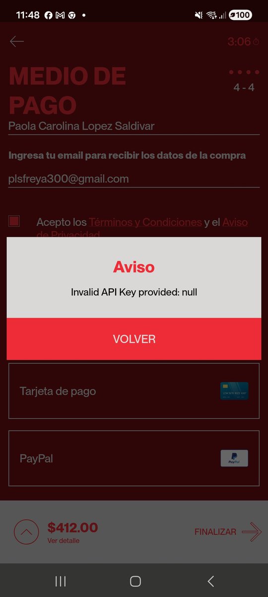 Freya300's tweet photo. @Cinemex que onda desde ayer esta asì y no se pueden concretar compras por la app https://t.co/vqMnlmE70Q