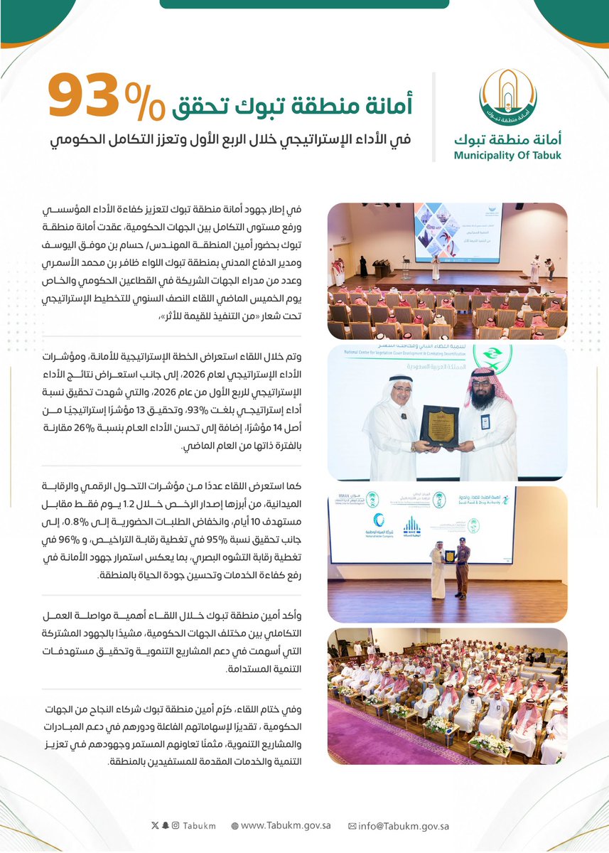 أمانة منطقة تبوك tweet media
