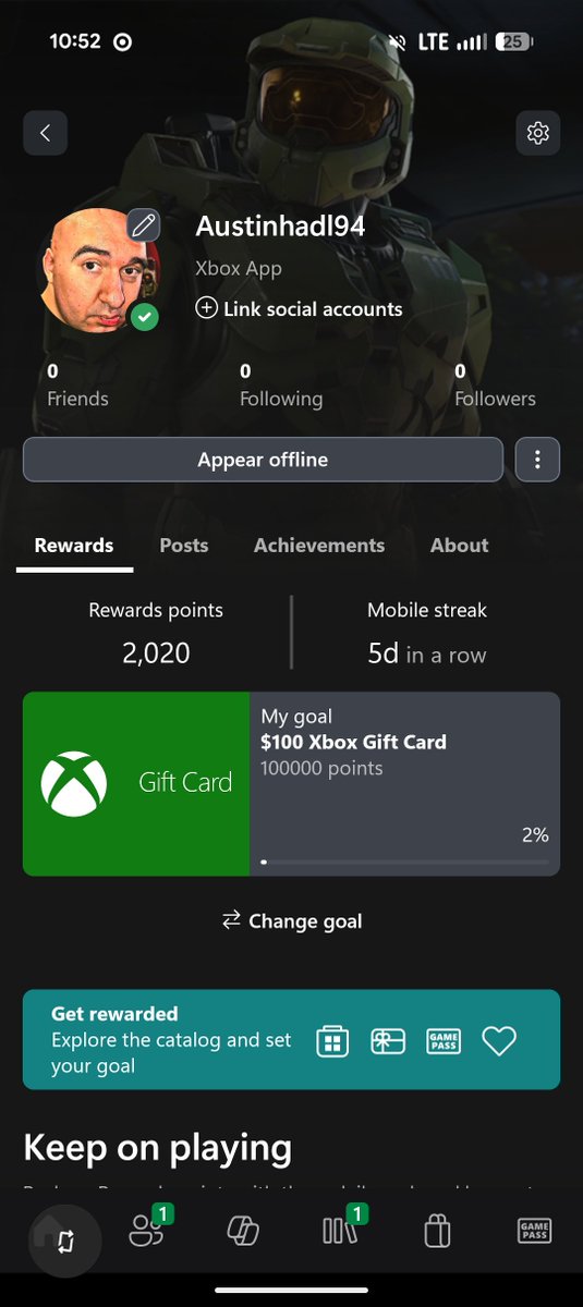Austinh7969140's tweet photo. @XBOXSupport okay I'm having trouble with app I'm playing a game it keeps saying this I have signed out signed back in install the app again same thing https://t.co/Va06hmsieT