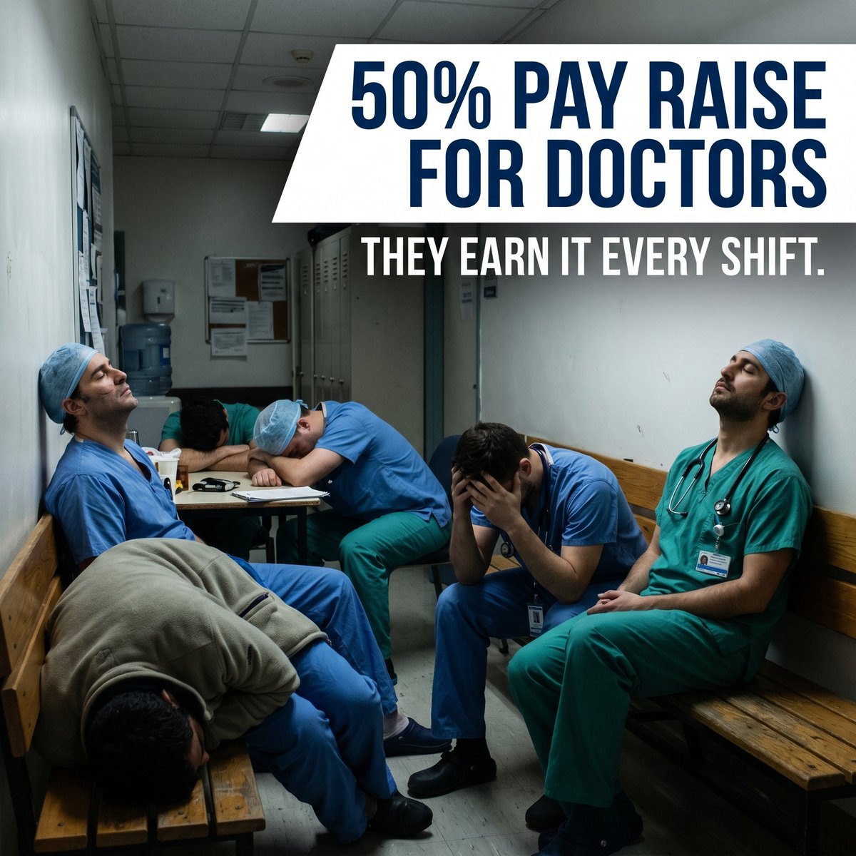 YaseenKhanYous5's tweet photo. Behind that white coat is a human being who is overworked, underpaid, and mentally exhausted. They give everything to their patients, but the system gives them nothing in return.
Respect their dedication. Raise their pay. 🇵🇰
#PayRaiseForDoctors #DoctorsOfPakistan https://t.co/i9xojH36jk