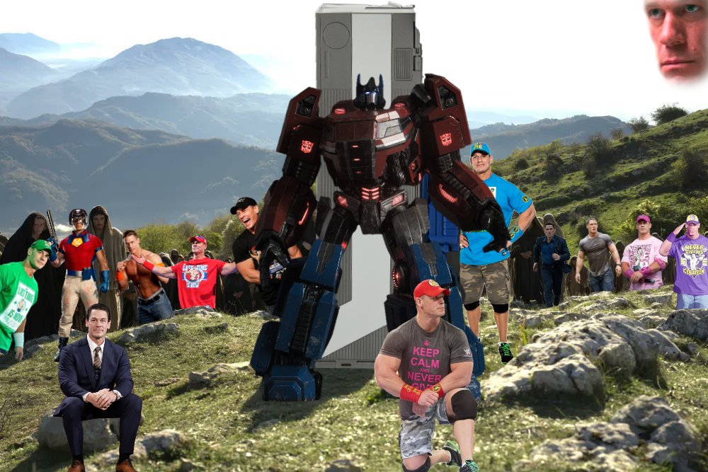 Optimus and John Cena news tweet media