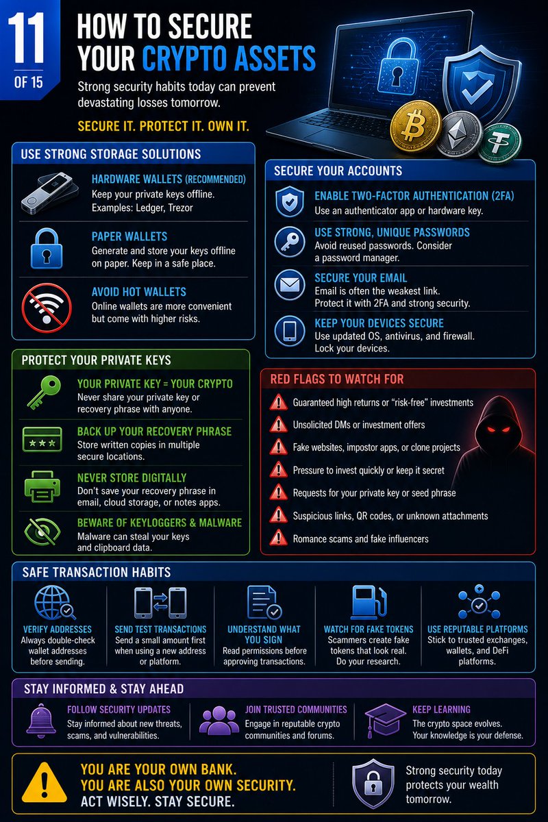 dlherostudios's tweet photo. 11/15 🏦 If stolen funds touch a centralized exchange:

THAT IS A MAJOR LEAD.

Most exchanges retain: • KYC documents • IP addresses • withdrawal logs • linked wallets • bank accounts

Many criminals become identifiable once crypto touches fiat rails.

#CryptoExchange #Blockchain #AML #CryptoSecurity #dlhero