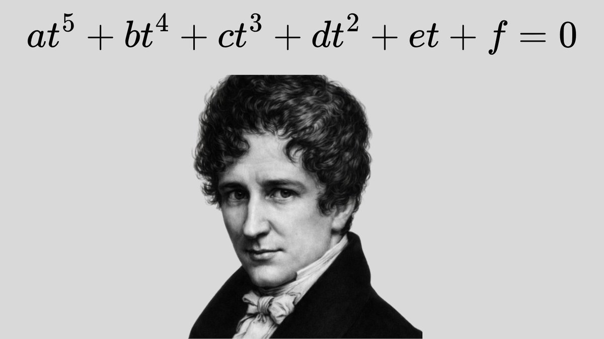 Math_files's tweet photo. In 1823, Niels Henrik Abel proved that no general algebraic formula exists for solving fifth-degree equations. https://t.co/83ZuXfC9DI