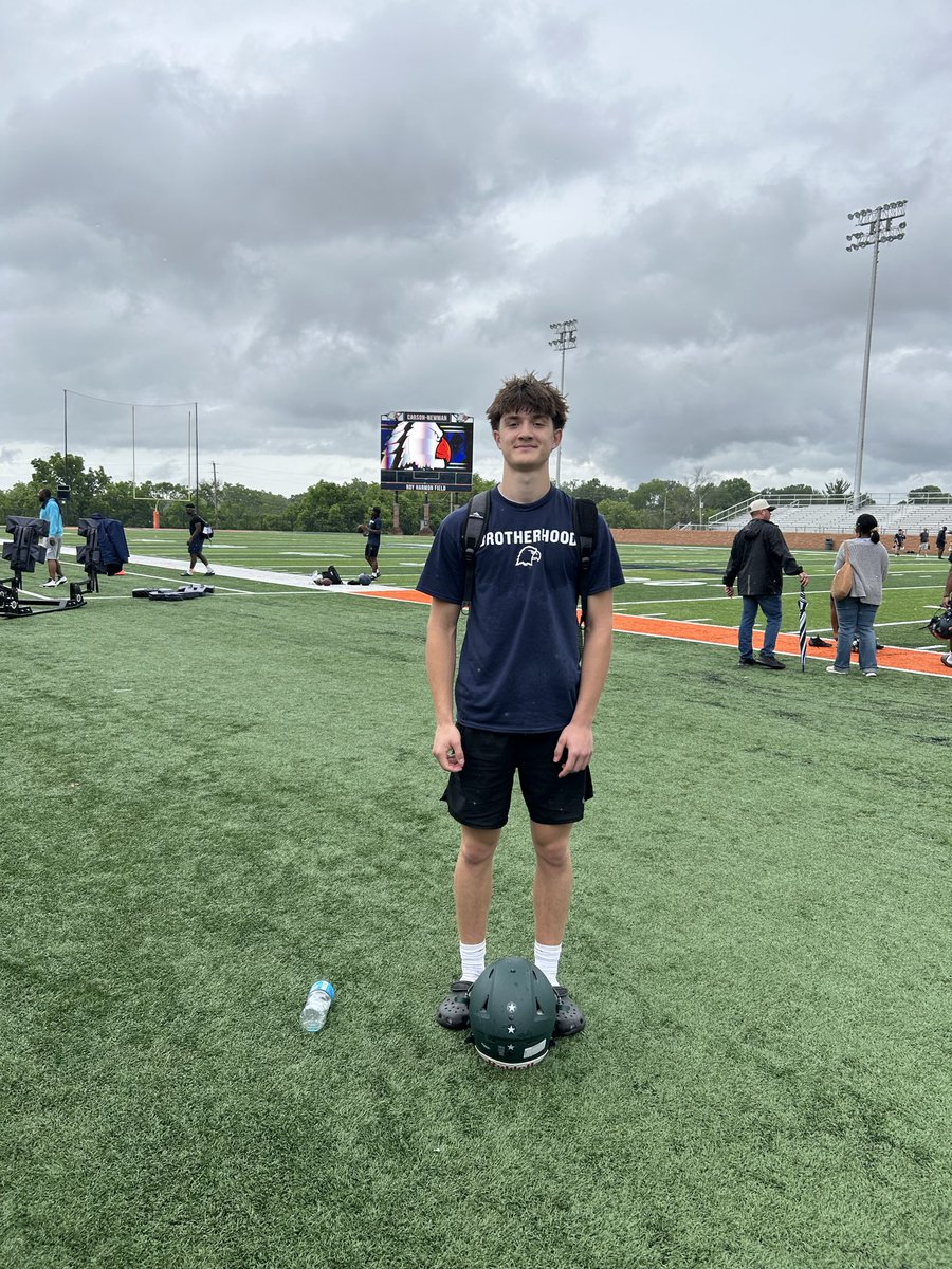 calebgraves_2's tweet photo. Had an amazing time at the Carson Newman prospect camp! Loved meeting new coaches and showcasing my skills! @CoachBell_08 @Coach_CGoins @CoachChuckPete @CoachAG_53 @Coach_Almond @CoachT_75 @CoachJ_Jamison @cnfootball @CSmithScout @d1highlights @fcs_commanders @Coach_jmar https://t.co/xOKiRWbqFu