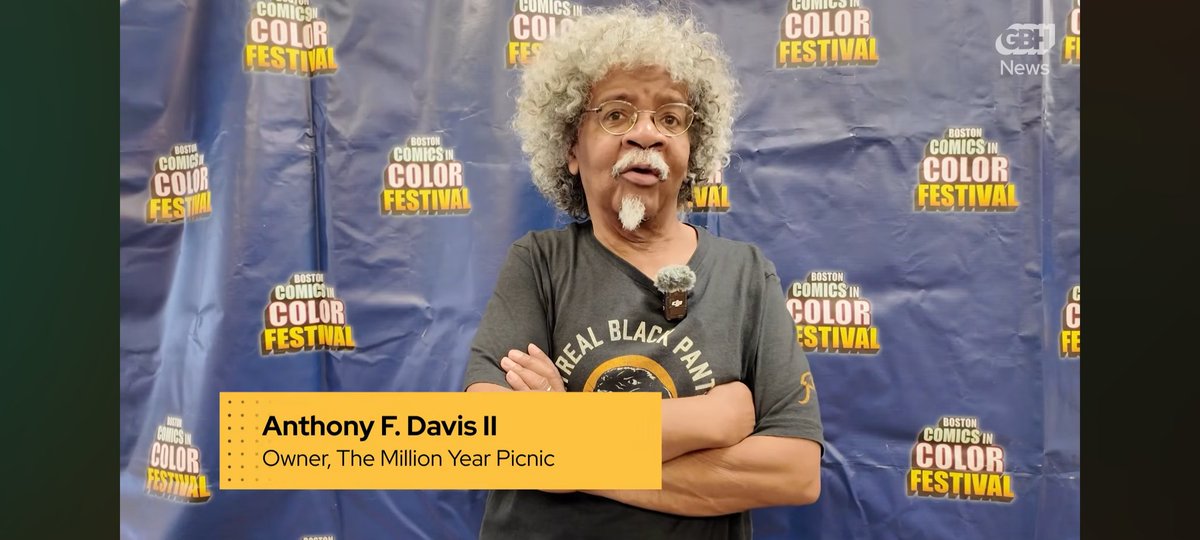 myp_comics's tweet photo. Hey friends! Tony Davis, Gamal A. Smith, and Kelly J. Cooper of the MYP are in an excellent episode of ROOTED from @WGBH -- along with friends from @Comicsncolor and PAX EAST -- about the world of Blerds in Boston! Check it out! 

https://t.co/DJjLEEh1VV https://t.co/cjkKeGtak7