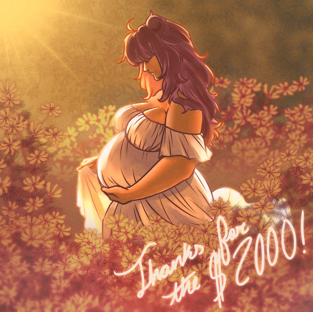 VioletBearVT's tweet photo. “I got knocked up and all I have to show for it is this PNG” 

The strugglathon 2k reward
Art by @LunaAmariVT https://t.co/grjLndKD3W