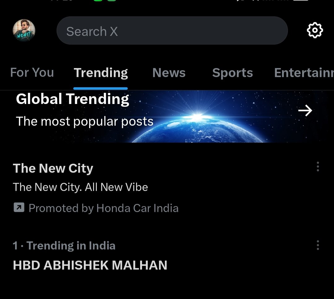 Mohitpanwa8582's tweet photo. No paid hype, no fake support… just real people showing real love ❤️🔥
Panda Gang made the birthday trend hit NO.1 This moment feels so special 😭✨

HBD ABHISHEK MALHAN

@AbhishekMalhan4 
#fukrainsaan #Abhishekmalhan https://t.co/XgbGqT3wy3