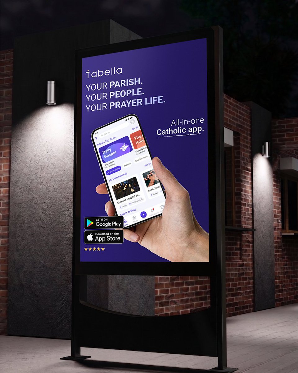 tabella_app's tweet photo. Faith is meant to be shared. ⛪✨

That’s why Tabella was built—to keep you connected to your people, your church, and your daily prayer habits, no matter where you are.

👉 Make Tabella part of your daily routine. Download it now!
#TabellaApp #FaithJourney #CatholicCommunity https://t.co/XbjzZMcbC5