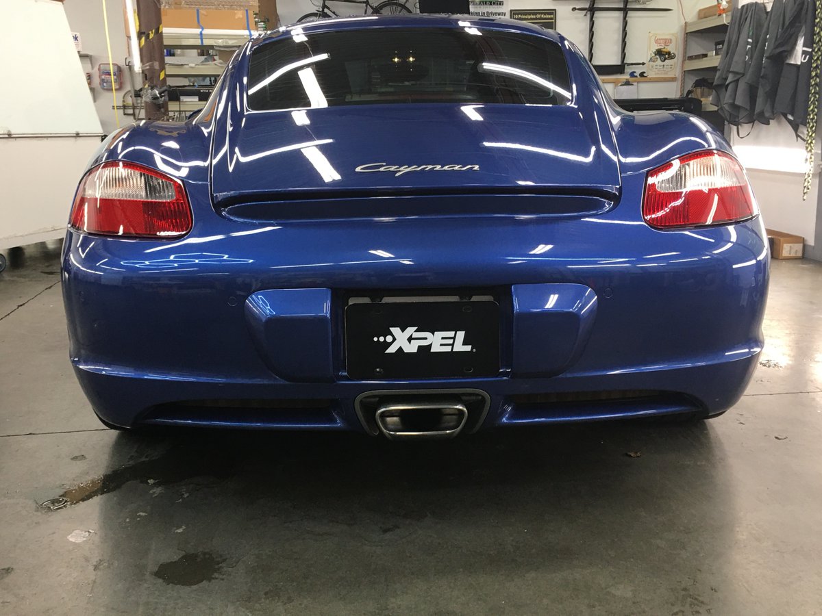 ECWTint's tweet photo. Just the other day, one of our good customers brought in this Porsche Cayman for the full treatment! At Emerald City Window Tinting &amp; PPF, we’ve been perfecting our craft since 2004. With over 65 years of combined expertise, we deliver top-notch automotive window tinting. https://t.co/APCQrJZbMK