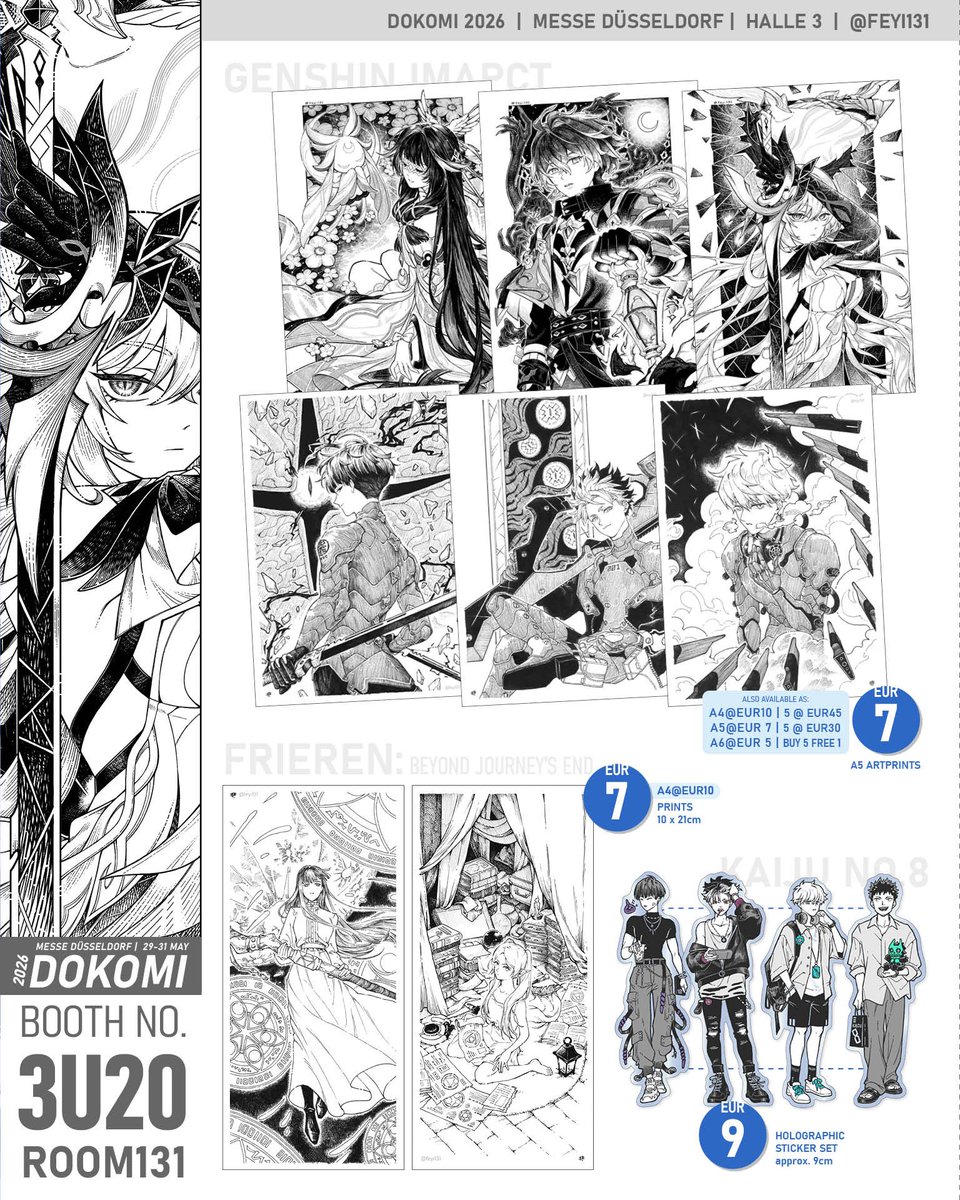 FEYI131's tweet photo. (1/4) Helloo! It's my first time attending #dokomi ! Super excited to be theree! 🪭🪩

📍 Artist alley Halle 3 3U20 room131 🌱

Cash is preferred, would appreciate it if you could bring the exact!

See you there!

#dokomi2026 #artistalley #dokomicatalogue #bluelock https://t.co/8xWgkzRvPh