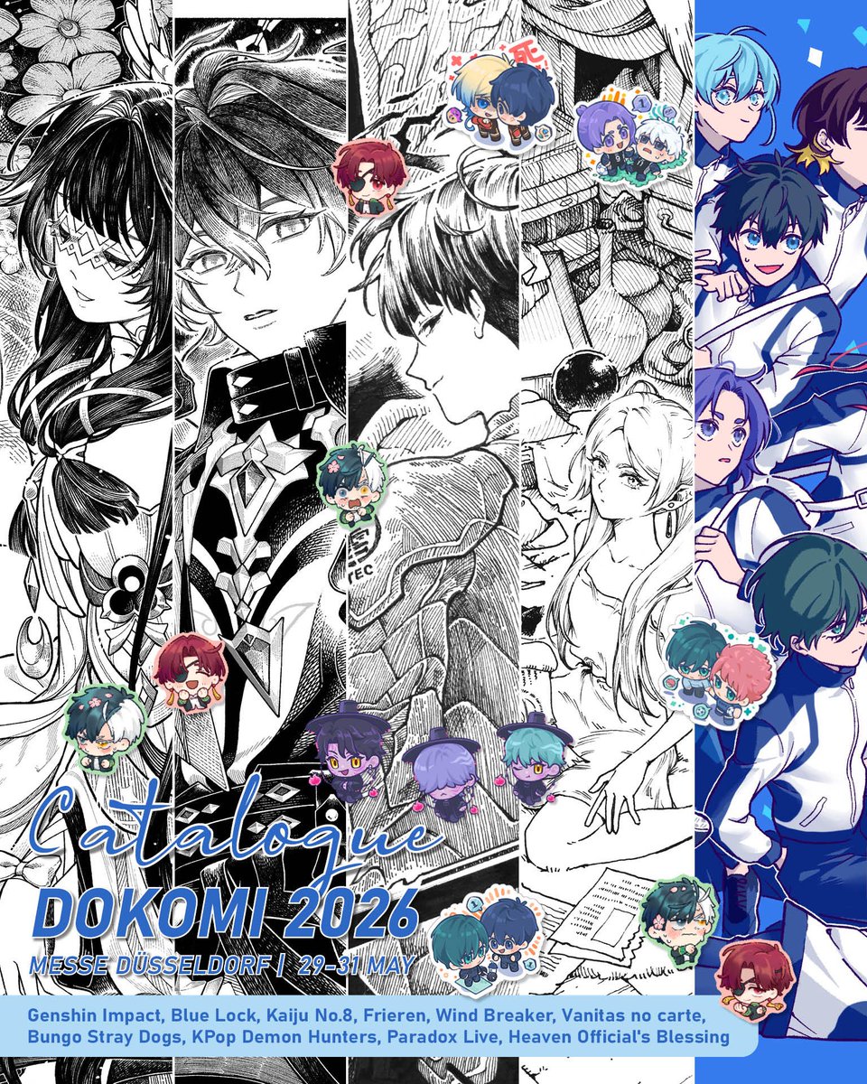 FEYI131's tweet photo. (1/4) Helloo! It's my first time attending #dokomi ! Super excited to be theree! 🪭🪩

📍 Artist alley Halle 3 3U20 room131 🌱

Cash is preferred, would appreciate it if you could bring the exact!

See you there!

#dokomi2026 #artistalley #dokomicatalogue #bluelock https://t.co/8xWgkzRvPh