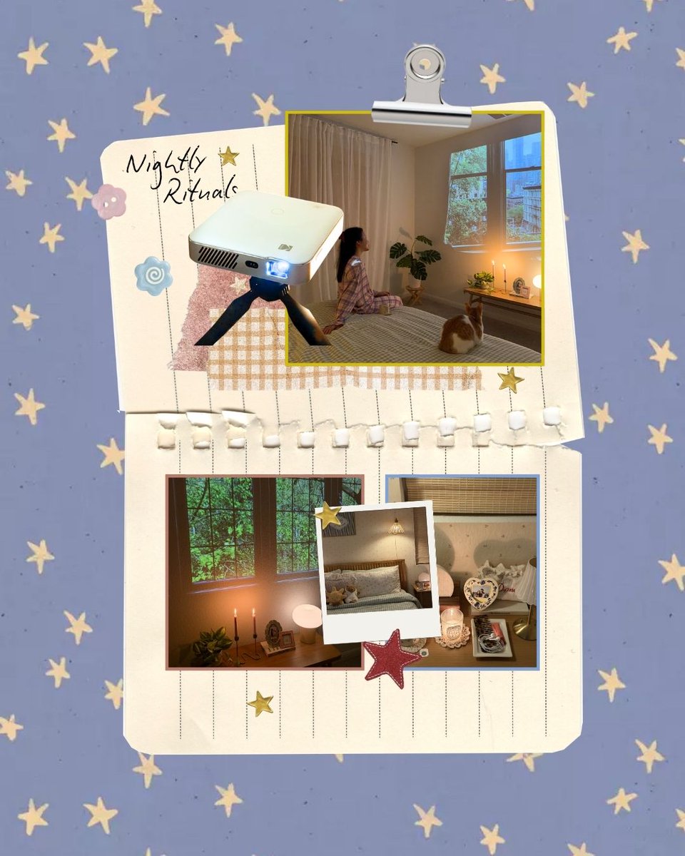 KodakPlus's tweet photo. creating little rituals that make home feel magical 🤍

#kodakplus #Kodakklique #projector #nightlyritual #movienight https://t.co/DJ8gAOCHzR