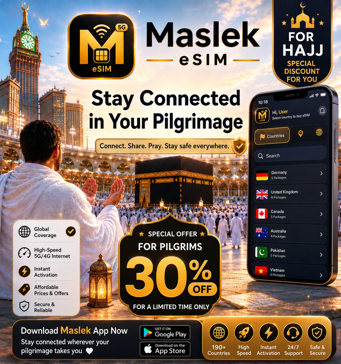 Maslek eSIM tweet media