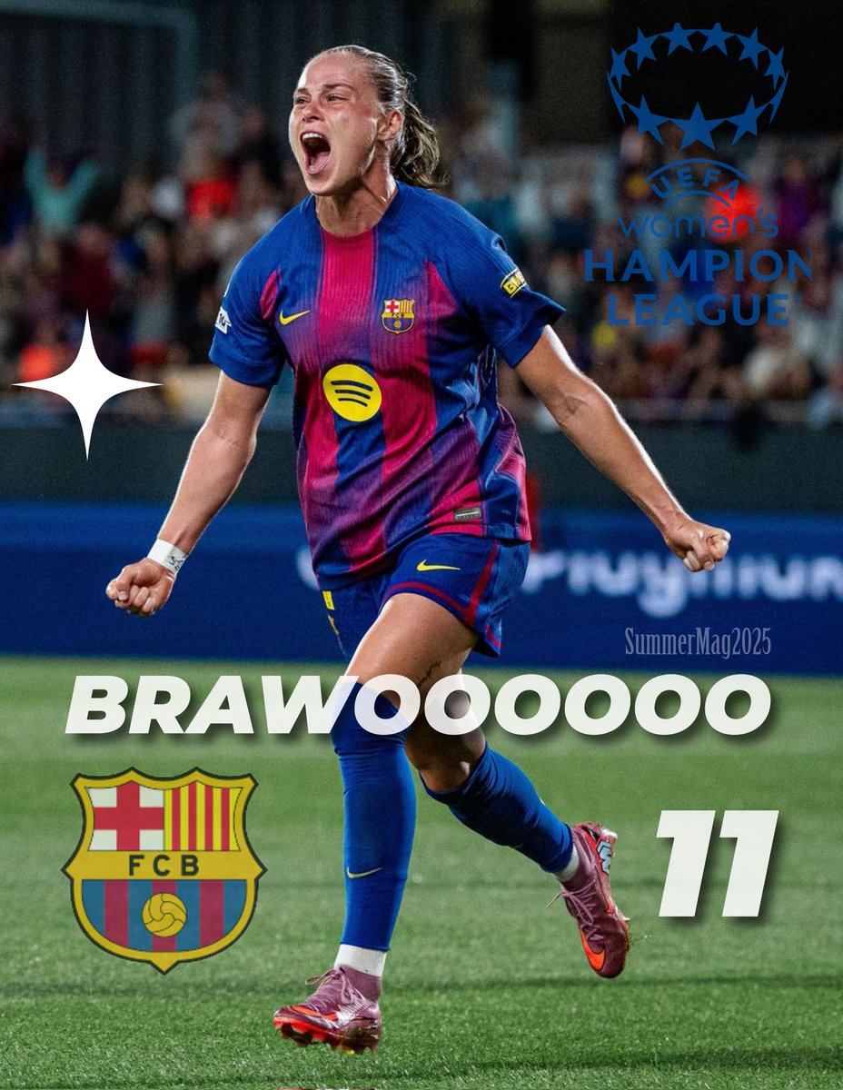 SummerMag2025's tweet photo. @LigaF_oficial @FCBfemeni @UWCL #EP17
#EwaPajor
#FCBarcelona https://t.co/zbJun8jZ0b