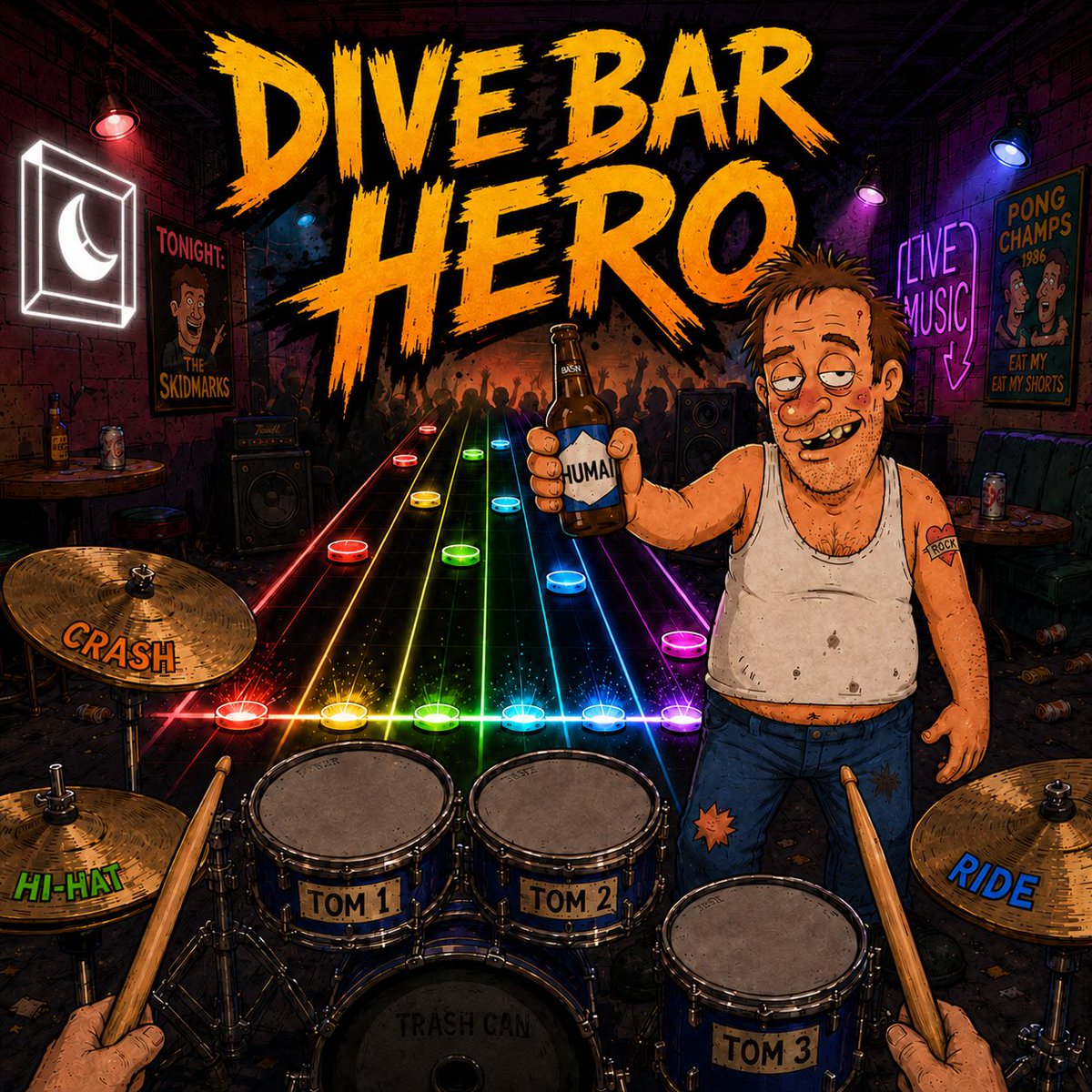 papibeatz's tweet photo. @DevLand95213410 For lovers of the ol Rock Band. I made this game to be compatible with e drums, rockband drums and mobile touch! https://t.co/m6TqmNPakH