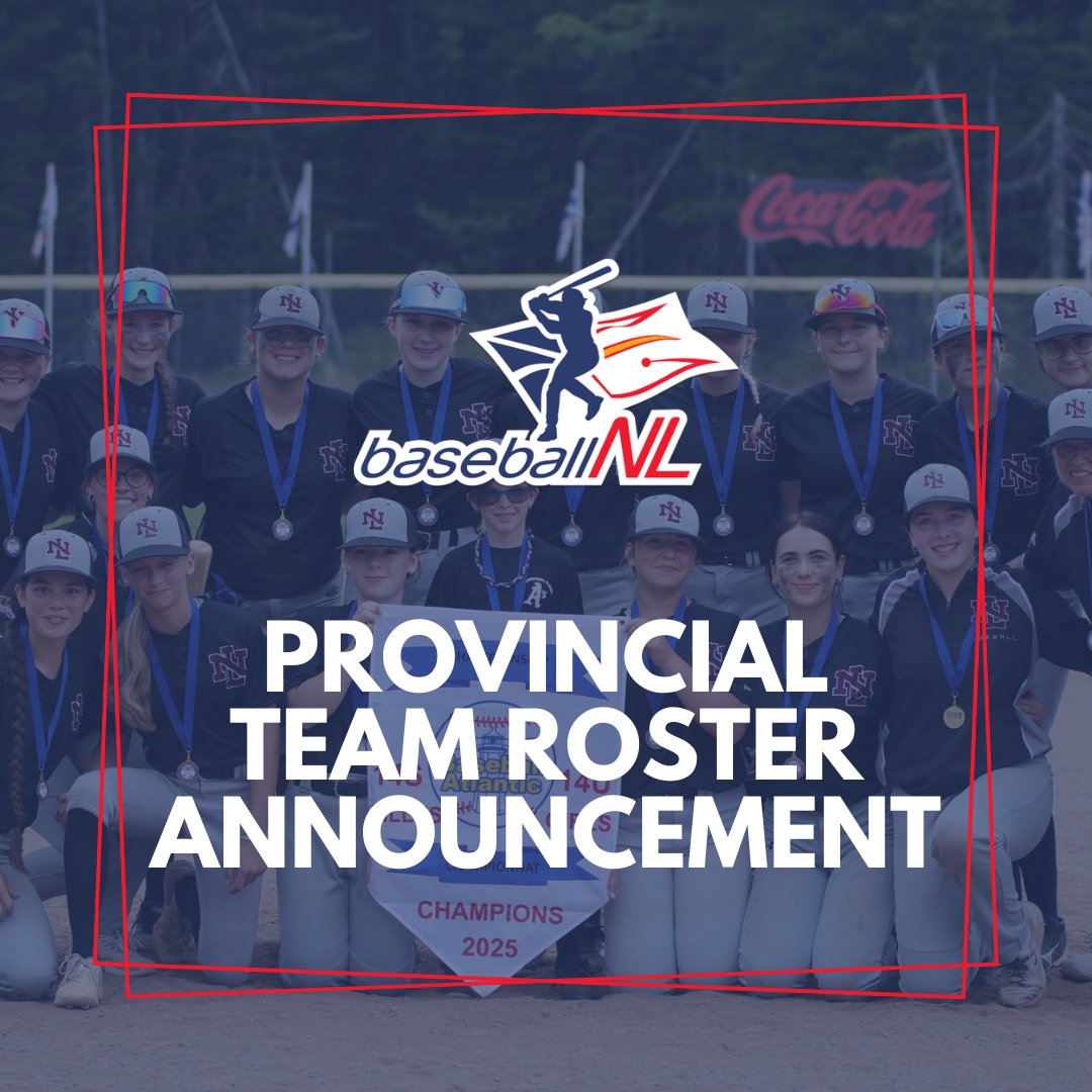 BaseballNL's tweet photo. 📢 MEET THE TEAMS!

Congratulations to our Provincial and Development Team athletes!

We can't wait for a great summer of baseball!

🔗 https://t.co/4t49exh5d6 https://t.co/fBRFXzElnz
