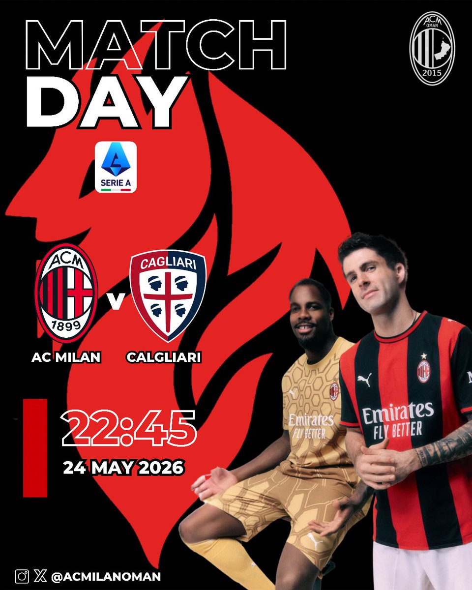 acmilanoman's tweet photo. #ميلان_كالياري https://t.co/Y06PVMvNWG