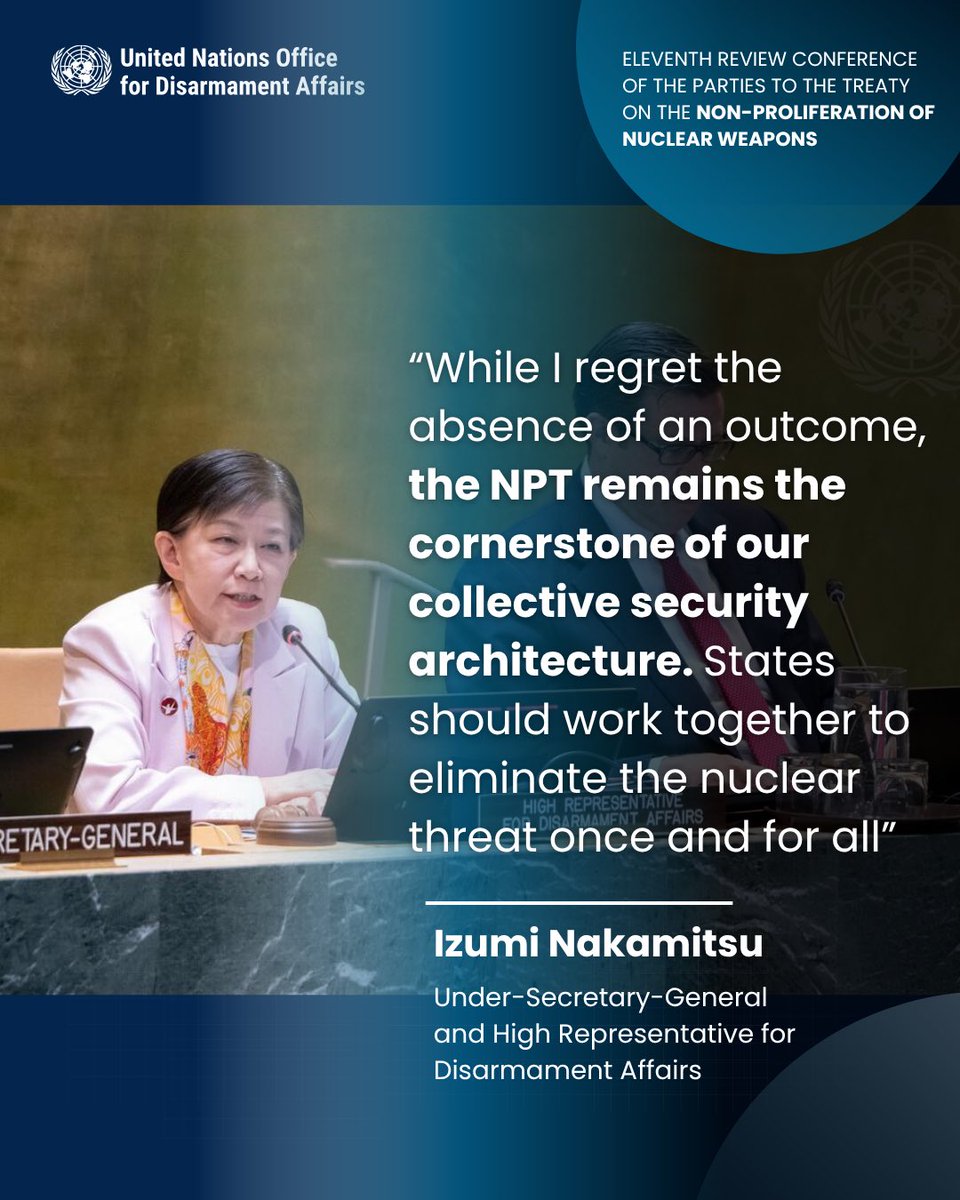 UN Office for Disarmament Affairs tweet media