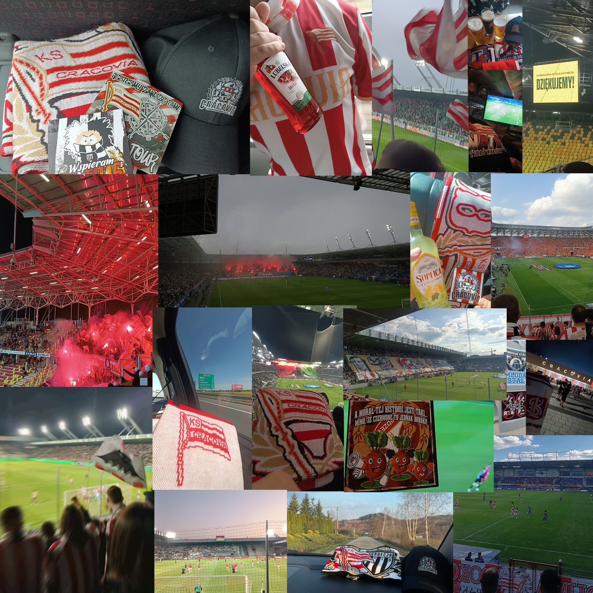 HomiKSC's tweet photo. Dzięki za wspólne emocje w sezonie 25/26 🙌🏼

📌 16 meczów domowych 
📌 8 wyjazdów (+1 GKS Tychy)
📌 Wizyty w Tarnowie i Nowym Sączu 

Szczególne podziękowania dla najlepszej ekipy ze Smil'y i sektora D 

Do zobaczenia w nowym, oby lepszym sezonie ⚪🔴 https://t.co/BRhKvJrXyx