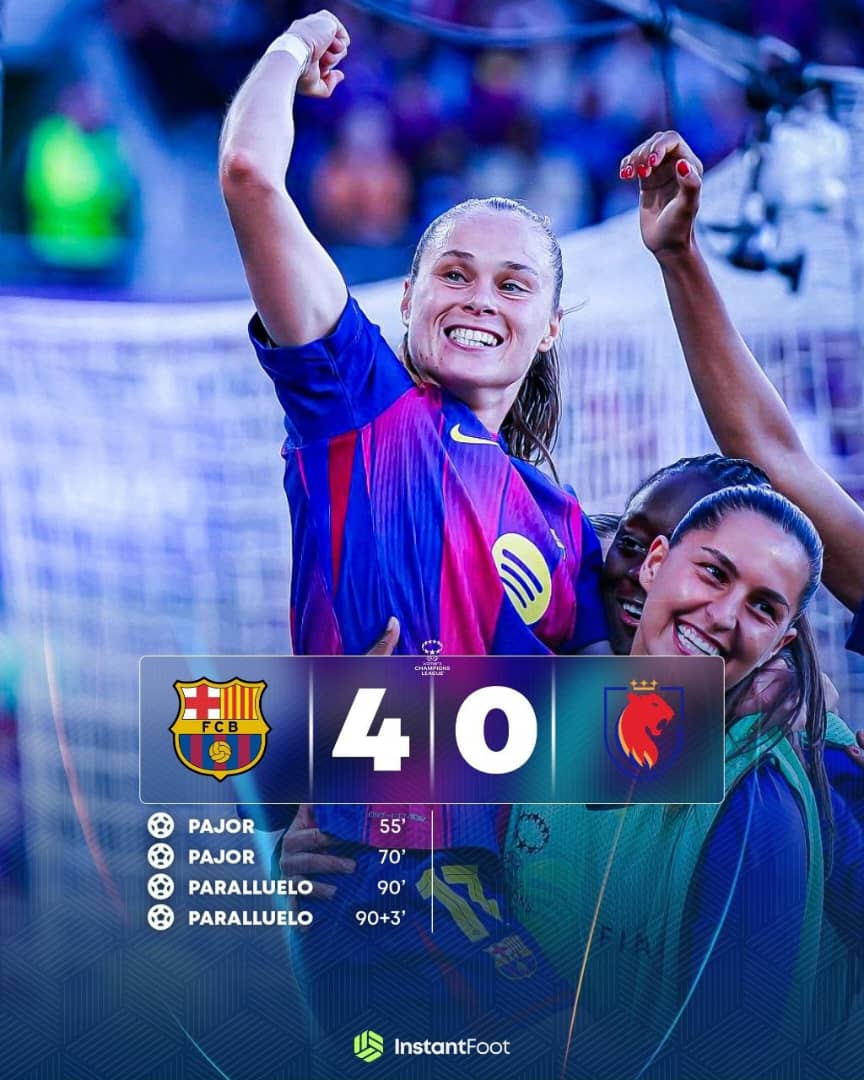viptvnetworkht's tweet photo. Barcelone feminen an chanpyon lig chanpyon an 4-0 sou Lyon.
@viptvnetworkht https://t.co/DLzyBV5MlX