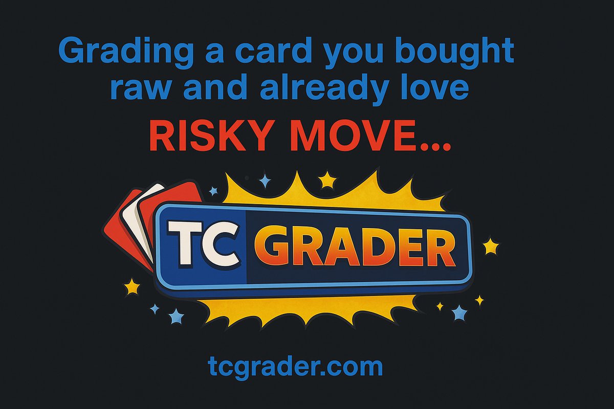 TCGrader's tweet photo. Grading a card you already love is either the best feeling in the hobby or a wound that doesn't close.

There's no in between. Which camp are you in?

https://t.co/v1bqYkHpay

#TCGrader #CardGrading #CardCollector #TCGCommunity #TradingCards https://t.co/4nsV4gUycU