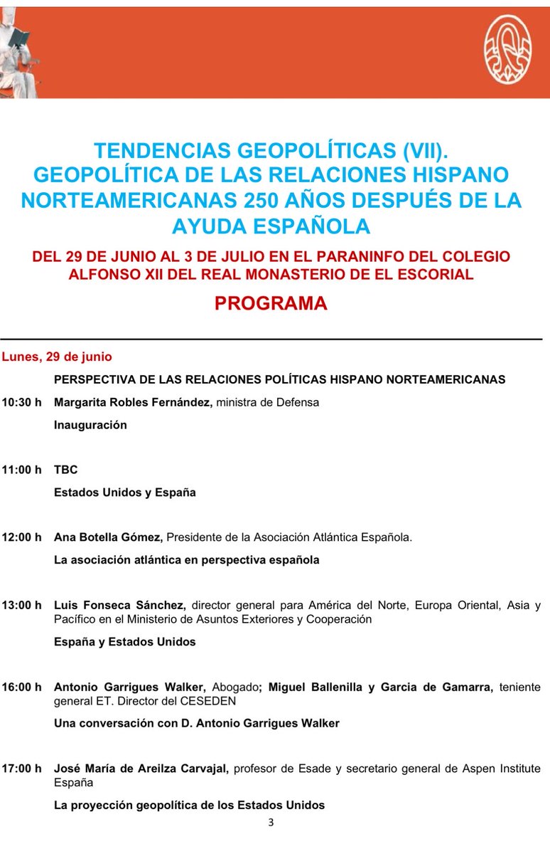 irezugasti's tweet photo. ‼️Pues la @ucm y @Defensagob han decidido que el @CursosVeranoUCM de Geopolítica sea sobre las relaciones España 🇪🇸 Estados Unidos 🇺🇸 ¡tachán!

Venid a ver el CARTELAZO:

👉🏾  Marguerrita Robles
👉🏾 Fátima Báñez
👉🏾 Javier Tebas, el puto TEBAS
👉🏾 Microsoft, Farmaindustria, MSD y la patronal de la Banca
👉🏾 El América First Institute y el Aspen Institute
👉🏾 Juan Luis Cebrián 
👉🏾¡y muchos más!✨

De verdad no hace falta mirar a Venezuela para ver agendas intervenidas por Estados Unidos.

Como ex alumna de la @ucm y del @CESEDEN_OFICIAL y con profundo respeto al conocimiento del @ieee_es me apena mucho que el dinero PÚBLICO de una institución, un ministerio y una universidad PÚBLICOS hurten los pocos espacios de estudio de las Relaciones Internacionales para hacerlo un espacio de lobbysmo cipayo para el capital estadounidense y la subordinación a Trump y su casta.

Nos robáis la soberanía, también la académica. Y encima hay que pagar por semejante ejercicio de lacayismo a USA.

Otro día si eso hablamos de cómo se programan y patrocinan los Cursos de Verano y por qué siempre van los mismos. 

https://t.co/efPLtGNNfT